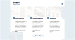 Desktop Screenshot of bautra-immobilien.de